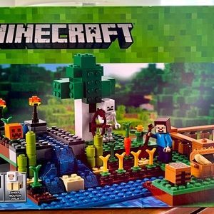 New Lego 21114 Minecraft The Farm Steve Skeleton Cow Sheep Minifigures Retired